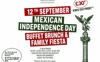 Celebrate Mexican Independence Day with Mestizo on 12th September